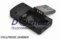 GSM DCS CDMA 3G Mobile Phone Jamming Device , Legal Cell Phone Jammer Black Color