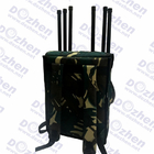 Portable 80W 6 Bands Manpack Wireless signal jamming device